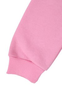 Kız Cocuk Pembe Colorful Kapüşonlu Hırka