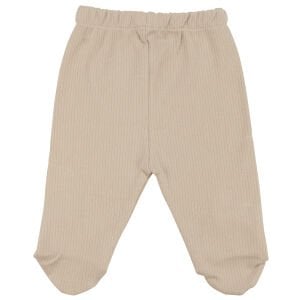 Erkek Bebek Bej Kahve Fil Nakışlı Beş Parça Hastane Çıkış Seti