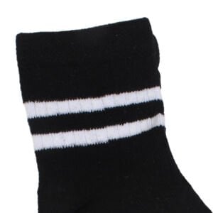 Erkek Çocuk Siyah Beyaz Çizgili Çorap