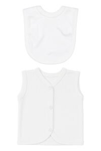 Unisex Ekru Naturel %100 Pamuk 10 Parça Hastane Çıkış Seti