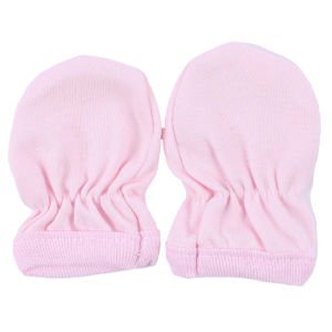 Pembe Lastikli Bebek Eldiveni