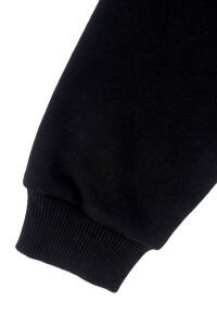 Kız Cocuk Siyah Colorful Kapüşonlu Hırka