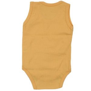 Unisex Sarı Raporlu Askılı Zıbın