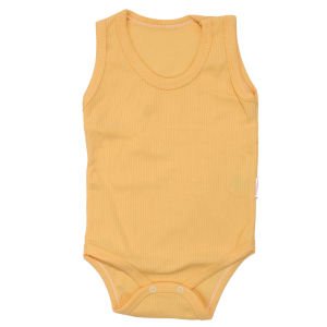 Unisex Sarı Raporlu Askılı Zıbın