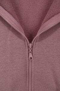 Kız Cocuk Mürdüm Luckies Yazılı 3 İp Kapüşonlu Hırka