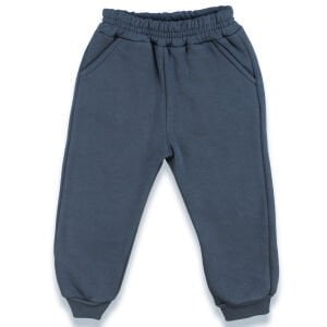 Erkek Çocuk Mavi Cepli Ayı Armalı Üç İp 2'li Takım