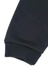 Erkek Cocuk Füme Happy Camper Yazılı 3 İp Kapüşonlu