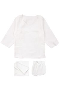 Unisex Ekru Kahve Tavşan Ve Sincap Desenli 10 Parça Hastane Çıkışı