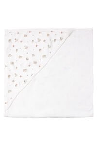 Unisex Ekru Kahve Tavşan Ve Sincap Desenli 10 Parça Hastane Çıkışı