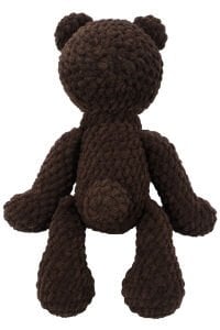 Amigurumi Acı Kahve Renk Kadife Ayıcık Oyuncak