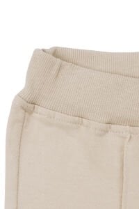 Kız Çocuk Bej Siyah Tüllü Çiçekli İncili 2'li Takım