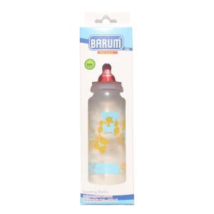 Barum Kırmızı Ayıcıklı Desenli Biberon 250 ml