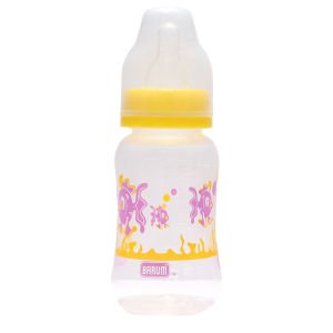 Barum Sarı Ayı Balıklı Desenli Biberon 150 ml