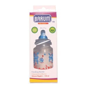 Barum Mavi Balıklı Desenli Biberon 150 ml