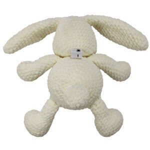 Amigurumi Ekru Krem Tavşan Gece Lambası Pilli Aksesuar Oyuncak