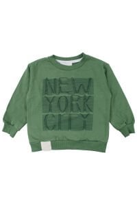 Erkek Çocuk Yeşil New York Yazılı 2'li Takım