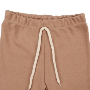 Erkek Bebek Bej  Ayıcık Desenli 2'li Takım