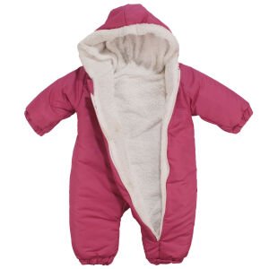 Kız Bebek Fuşya Peluş İçli Düz Kozmonot