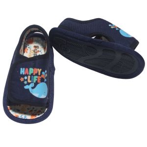 Erkek Bebek Laci Happy Life Baskılı Sandalet