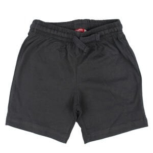 Unisex Gri Düz Penye İpli Şort