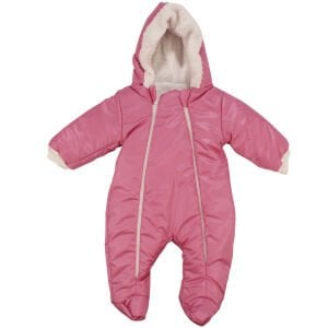 Kız Bebek Pembe Çift Fermuarlı İçi Peluş Patikli Kozmonot
