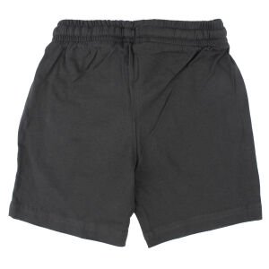 Unisex Gri Düz Penye İpli Şort