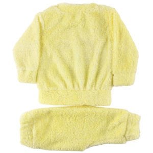 Unisex Sarı Arabalı Ayıcık Welsoft 2'li Peluş Takım