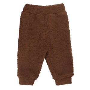 Unisex Kahve Peluş Kulaklı Kapşonlu Hırkalı 2'li Takım