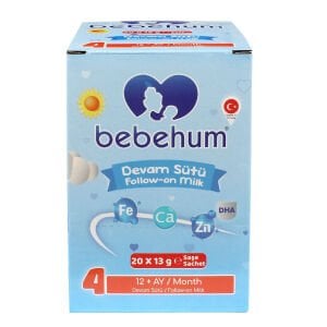 Bebehum 4 Numara Tek Kullanımlık Bebek Devam Sütü 20 Adet