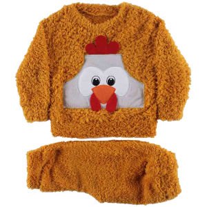 Unisex Hardal Horozlu Welsoft 2'li Peluş Takım