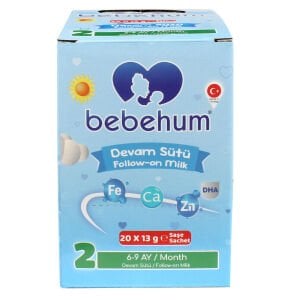 Bebehum 2 Numara Tek Kullanımlık Bebek Devam Sütü 20 Adet