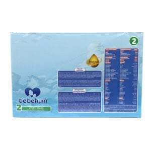 Bebehum 2 Numara Tek Kullanımlık Bebek Devam Sütü 20 Adet