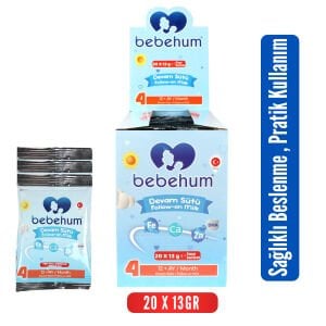 Bebehum 2 Numara Tek Kullanımlık Bebek Devam Sütü 20 Adet