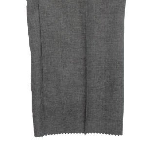 Erkek Çocuk Gri Beli Düz Dikişsiz Dar Paça Kumaş Okul Pantolonu