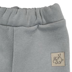 Unisex Gri Kuzu Nakışlı Üç İp 2'li Takım