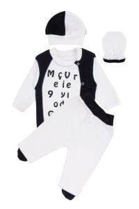 BJK Maç Var Dediler 9 Aylık Yoldan Geldim Yazılı Taraftar 4 Parça Hastane Çıkış Seti