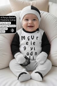 BJK Maç Var Dediler 9 Aylık Yoldan Geldim Yazılı Taraftar Hastane Çıkış Seti