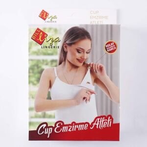 Liza Beyaz Cup Emzirme Atleti