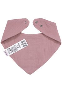 Unisex Gülkurusu Üçgen Müslin Fular Önlük