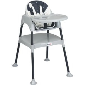 Tommybaby 2020 Ergocha Mama Sandalyesi Siyah ( Pedli-Çocuk Masası )