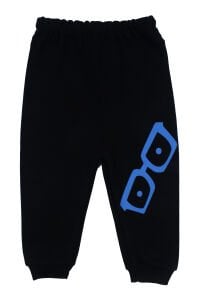 Küçük Adam Mavi Siyah 2 li Erkek Bebek Takım