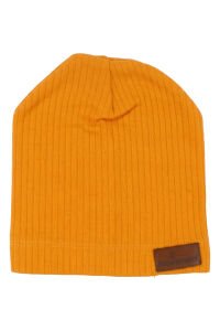 Unisex Sarı New World Deri Etiketli Fitilli Raporlu Bere