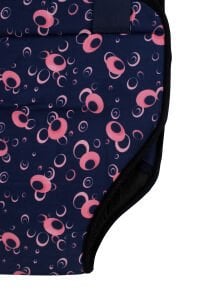 Lacivert Pembe Yuvarlak Desenli Hoppala Salıncak