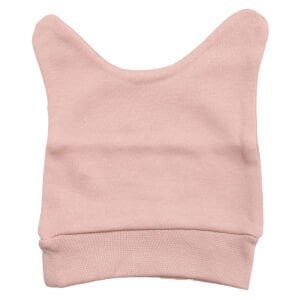 Kız Bebek Ekru Gül Kurusu Fiyonklu Çiçek Nakışlı Çıt Çıtlı 3'lü Pijama Takımı 0-3 Ay