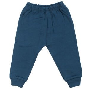 Erkek Bebek Ekru Mavi Orman Hayvanları Baskılı İkili Takım