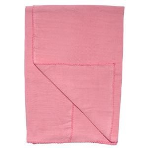 Pembe Çift Kat Müslin Battaniye 80x90 cm