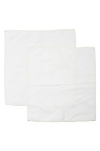 Kız Bebek Pembe Yeşil Renkli 10'lu Penye Ağız Mendili 20x20cm