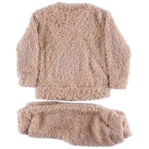 Unisex Bej Arılı Welsoft 2'li Peluş Takım
