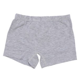 Erkek Çocuk Gri Lastikli Düz Renk Boxer