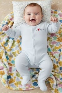 Unisex Daddy Yazılı Beyaz Patikli Tulum